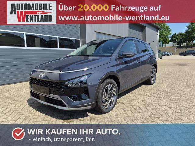 Hyundai BAYON - Trend 1.0 T-GDI 90PS Klimaautomatik R&uuml;ckf.Kamera Parksensoren Sitzheizung Lenkradheizung Bluetooth Touchscreen Tempomat Apple CarPlay + Android Auto 16"LM