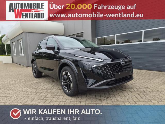 Nissan Qashqai - 1.3 DIG-T MHEV 158 PS X-Tronic N-Connecta Teil-Leder PanoGlasdach Klimaautomatik Sitzheizung Lenkradheizung Navi ACC PDC v+h 360&deg;Kamera DAB Bluetooth Touchscreen Apple CarPlay Android Auto 18"LM