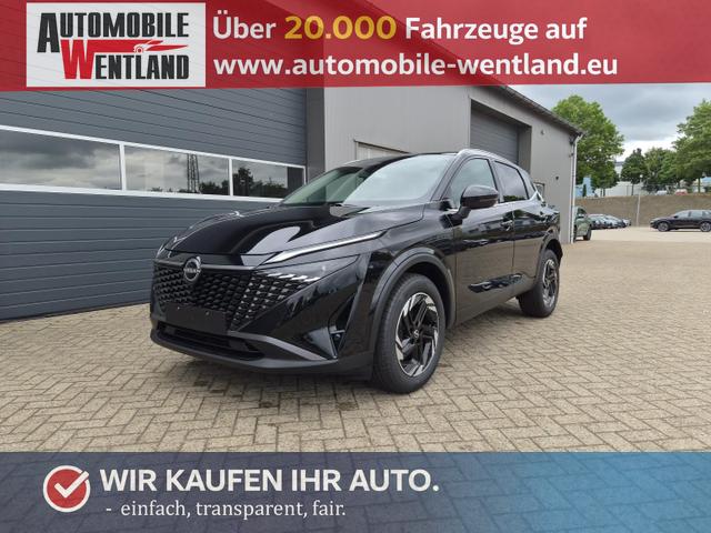 Nissan Qashqai - 1.3 DIG-T MHEV 158 PS X-Tronic N-Connecta Teil-Leder PanoGlasdach Klimaautomatik Sitzheizung Lenkradheizung Navi ACC PDC v+h 360&deg;Kamera DAB Bluetooth Touchscreen Apple CarPlay Android Auto 18"LM