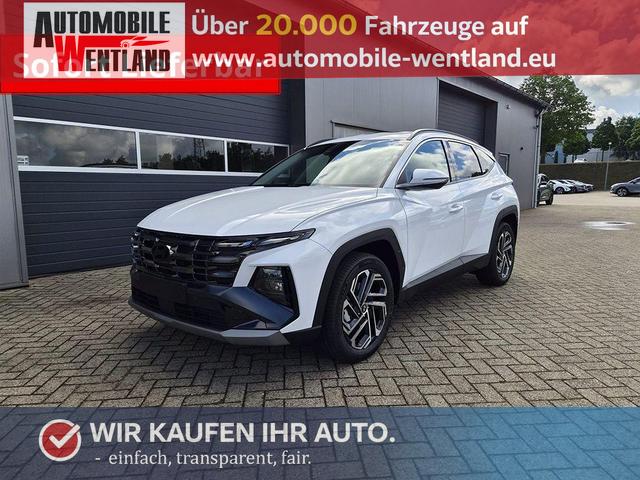 Hyundai TUCSON - Trend 1.6 T-GDI 288PS Automatik PHEV Krell-Sound Teill-Leder elektr. Heckklappe ACC Klimaautomatik Sitzheizung Lenkrandheizung Navi PDC v+h R&uuml;ckf.Kamera Apple CarPlay + Android Auto 2xKeyless 19-LM vollelektr. Reichweite 68KM