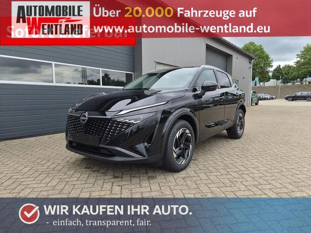 Nissan Qashqai - 1.3 DIG-T MHEV 158 PS X-Tronic N-Connecta Teil-Leder PanoGlasdach Klimaautomatik Sitzheizung Lenkradheizung Navi ACC PDC v+h 360&deg;Kamera DAB Bluetooth Touchscreen Apple CarPlay Android Auto 18"LM