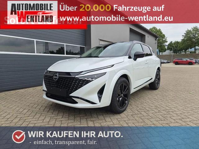 Nissan Qashqai - 1.3 DIG-T MHEV 158 PS X-Tronic N-Design Head-Up Display Teil-Leder Klimaautomatik Sitzheizung Lenkradheizung Navi elektr. Heckklappe ACC PDC v+h 360&deg;Kamera DAB Bluetooth Touchscreen Apple CarPlay Android Auto 19"Zoll
