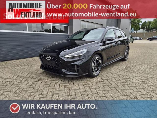 Hyundai i30 Kombi - 1.6 T-GDI 150PS Automatik N-Line Sitzheizung Lenkradheizung Klimaautomatik Navi 10,3"-Touchscreen Bluelink Apple CarPlay + Android Auto PDC v+h R&uuml;ckf.Kamera 18-LM