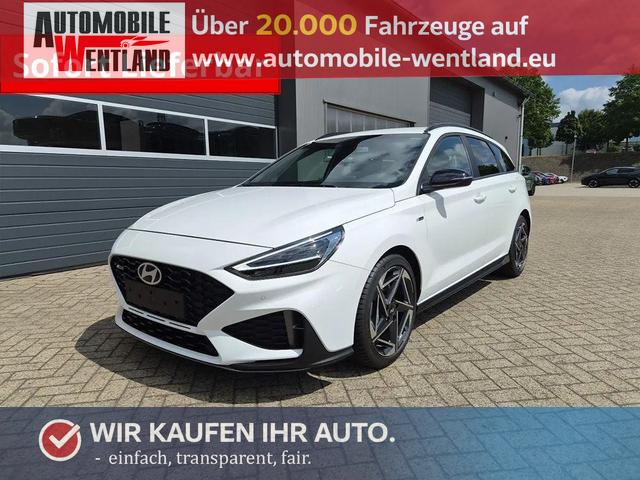 Hyundai i30 Kombi - 1.6 T-GDI 150PS Automatik N-Line Sitzheizung Lenkradheizung Klimaautomatik Navi 10,3"-Touchscreen Bluelink Apple CarPlay + Android Auto PDC v+h R&uuml;ckf.Kamera 18-LM