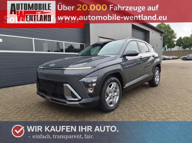 Hyundai KONA - Trend 1.6 T-GDI 150PS Automatik Voll-LED-Scheinw. Sitzheizung Lenkradheizung ACC Klimaautomatik Navi Touchscreen DAB+ Apple CarPlay + Android Auto PDC v+h R&uuml;ckf.Kamera 2xKeyless 17-LM