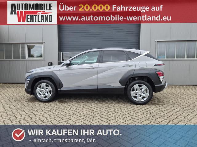 Hyundai KONA - Trend 1.6 T-GDI 150PS Automatik Voll-LED-Scheinw. Sitzheizung Lenkradheizung ACC Klimaautomatik Navi Touchscreen DAB+ Apple CarPlay + Android Auto PDC v+h R&uuml;ckf.Kamera 2xKeyless 17-LM