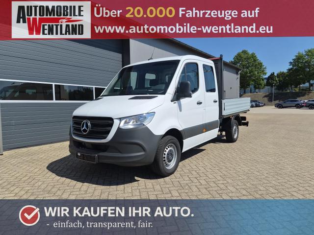 Mercedes-Benz Sprinter - 317 Pritsche Doppelkabine L2 2.0 CDi 170PS Automatik Heckantrieb 3,5t 6-Sitzer AHK Klimaautomatik Bluetooth DAB Apple CarPlay Android Auto R&uuml;ckf.Kamera Tempomat Ganzj.Reifen