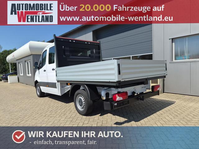Mercedes-Benz Sprinter - 317 Pritsche Doppelkabine L2 2.0 CDi 170PS Automatik Heckantrieb 3,5t 6-Sitzer AHK Klimaautomatik Bluetooth DAB Apple CarPlay Android Auto R&uuml;ckf.Kamera Tempomat Ganzj.Reifen