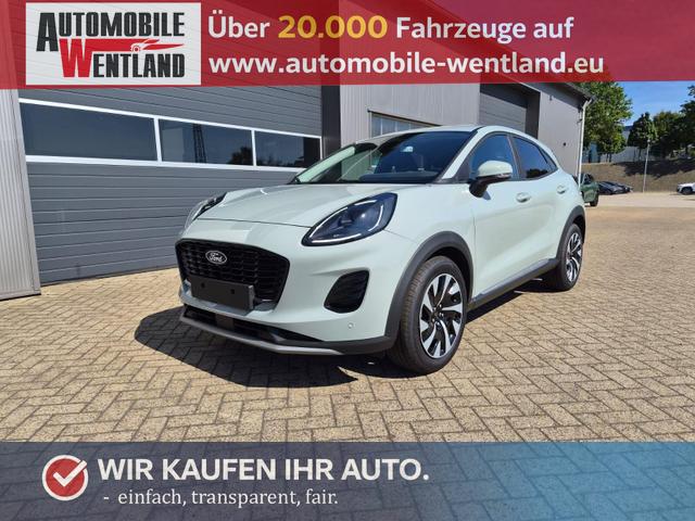Ford Puma - Titanium 1.0 EcoBoost Hybrid 125PS Automatik Klimaautomatik Sitzheizung Lenkradheizung Frontscheibe beheizb. LED-Scheinwerfer SYNC4 Bluetooth Apple CarPlay Android Auto PDC v+h