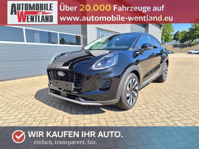 Ford Puma - Titanium 1.0 EcoBoost Hybrid 125PS Automatik Klimaautomatik Sitzheizung Lenkradheizung Frontscheibe beheizb. LED-Scheinwerfer SYNC4 Bluetooth Apple CarPlay Android Auto PDC v+h