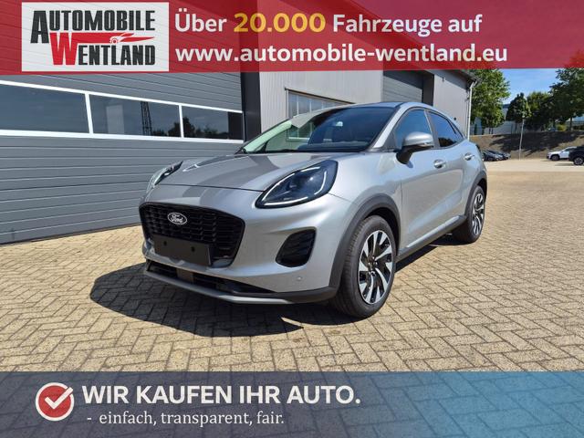 Ford Puma - Titanium 1.0 EcoBoost Hybrid 125PS Automatik Klimaautomatik Sitzheizung Lenkradheizung Frontscheibe beheizb. LED-Scheinwerfer SYNC4 Bluetooth Apple CarPlay Android Auto PDC v+h