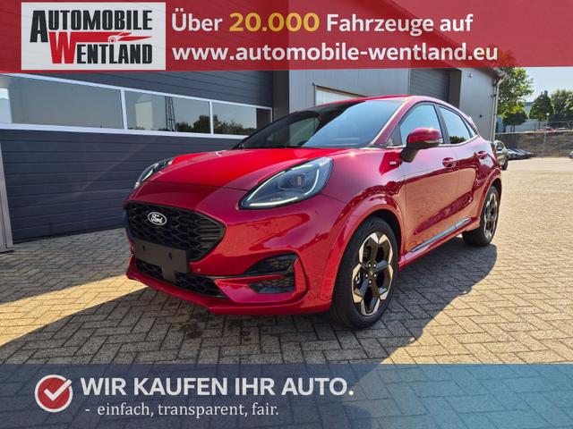 Ford Puma - ST-Line X 1.0 EcoBoost Hybrid 125PS Automatik Premium Leder (Sensico) B+O-Sound elektr. Heckklappe Klimaautomatik Sitzheizung Lenkradheizung Frontscheibe beheizb. Ford-Navi SYNC4 Bluetooth Apple CarPlay Android Auto PDC v+h 18-LM