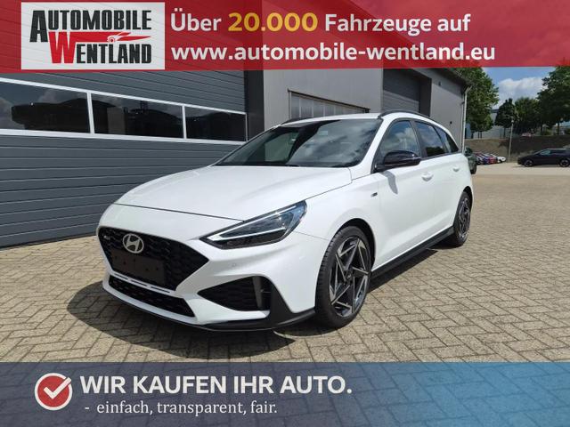Hyundai i30 Kombi - 1.6 T-GDI 150PS Automatik N-Line Sitzheizung Lenkradheizung Klimaautomatik Navi 10,3"-Touchscreen Bluelink Apple CarPlay + Android Auto PDC v+h R&uuml;ckf.Kamera 18-LM