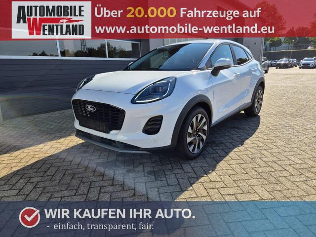 Ford Puma - Titanium 1.0 EcoBoost Hybrid 125PS Automatik R&uuml;ckf.Kamera Klimaautomatik Sitzheizung Lenkradheizung Frontscheibe beheizb. LED-Scheinwerfer SYNC4 Bluetooth Apple CarPlay Android Auto PDC v+h