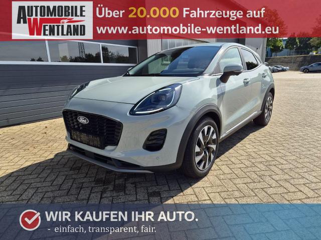 Ford Puma - Titanium 1.0 EcoBoost Hybrid 125PS Automatik abnehm. AHK ACC 4xKamera Klimaautomatik Sitzheizung Lenkradheizung Frontscheibe beheizb. LED-Scheinwerfer SYNC4 Bluetooth Apple CarPlay Android Auto PDC v+h