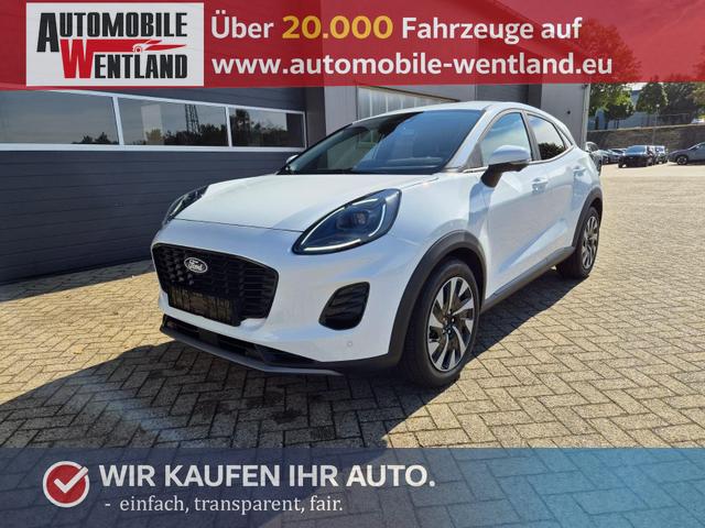 Ford Puma - Titanium 1.0 EcoBoost Hybrid 125PS Automatik abnehm. AHK ACC 4xKamera Klimaautomatik Sitzheizung Lenkradheizung Frontscheibe beheizb. LED-Scheinwerfer SYNC4 Bluetooth Apple CarPlay Android Auto PDC v+h