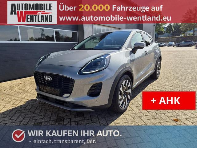 Ford Puma - Titanium 1.0 Hybrid 125PS Autom. abnehm. AHK ACC 4xKamera Klimaautomatik Sitzheizung Lenkradheizung Frontscheibe beheizb. LED-Scheinwerfer SYNC4 Bluetooth Apple CarPlay Android Auto PDC v+h