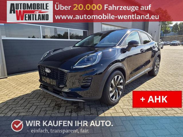Ford Puma - Titanium 1.0 Hybrid 125PS Autom. abnehm. AHK ACC 4xKamera Klimaautomatik Sitzheizung Lenkradheizung Frontscheibe beheizb. LED-Scheinwerfer SYNC4 Bluetooth Apple CarPlay Android Auto PDC v+h