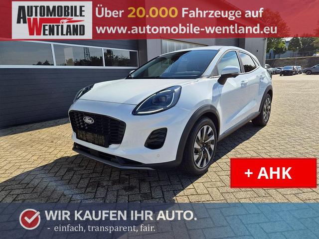 Ford Puma - Titanium 1.0 Hybrid 125PS Autom. abnehm. AHK ACC 4xKamera Klimaautomatik Sitzheizung Lenkradheizung Frontscheibe beheizb. LED-Scheinwerfer SYNC4 Bluetooth Apple CarPlay Android Auto PDC v+h