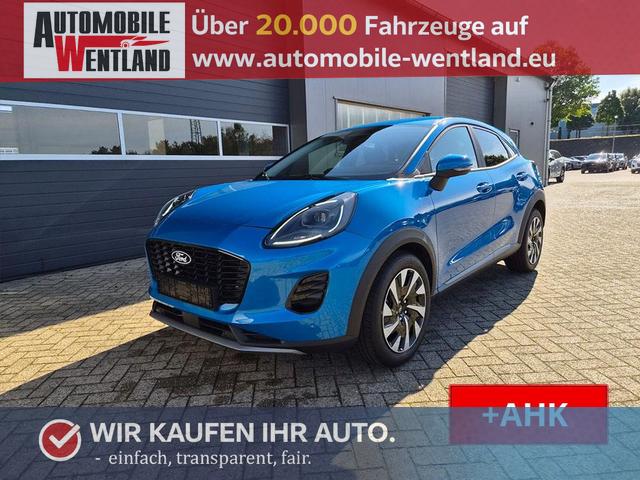 Ford Puma - Titanium 1.0 Hybrid 125PS Autom. abnehm. AHK ACC 4xKamera Klimaautomatik Sitzheizung Lenkradheizung Frontscheibe beheizb. LED-Scheinwerfer SYNC4 Bluetooth Apple CarPlay Android Auto PDC v+h