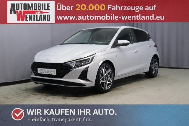 Hyundai i20 - Trend Line 1.0 T-GDi 74kW, 5-Jahre Herstellergarantie, Infotainment-Paket, Panorama Glas- Schiebedach, 8" Infotainmentsystem, AppleCarPlay&Android Auto, Radio DAB, R&uuml;ckfahrkamera, Tempomat, Spurhalteassistent, Nebelscheinwerfer, 17" Leichtmetallfelgen, uvm.