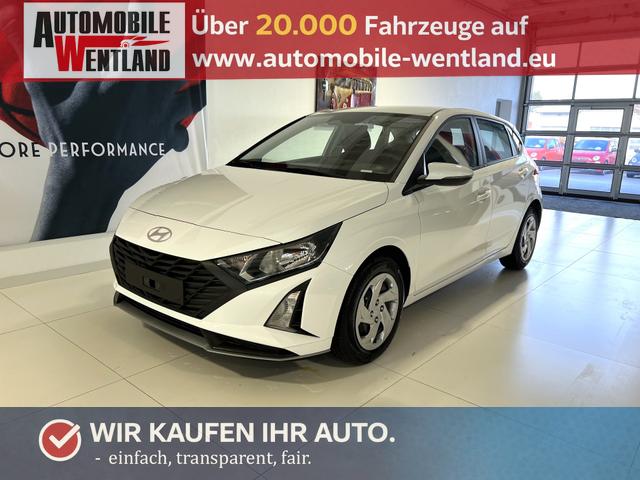 Hyundai i20 - Comfort 1.2 58 kW (79 PS) Klimaanlage, Navigationssystem, Radio mit DAB, Apple CarPlay & Android Auto, R&uuml;ckfahrkamera, Einparkhilfe hinten, Lichtsensor, Spurhalteassistent, Fernlichtassistent, Verkehrszeichenassistent uvm.