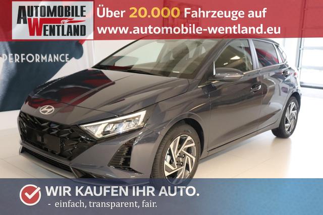Hyundai i20 - GO+ 1.2 MPI 58 kW (79 PS) Navigationssystem, Klimaautomatik, R&uuml;ckfahrkamera, DAB, Apple CarPlay, Android Auto, Sitzheizung, Lenkradheizung, Spurassistent, Tempolimit-Assistent, 16"-Leichtmetallfelgen, Virtual Cockpit, uvm.