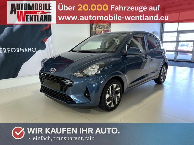 Hyundai i10 - GO+ 1.2 MT 58 kW (79 PS) Klimaautomatik, Navigationssystem, Apple CarPlay & Android Auto, Sitzheizung, Lenkradheizung, Einparkhilfe hinten, R&uuml;ckfahrkamera, Privacy Glass, 15" Leichtmetallfelgen, uvm.