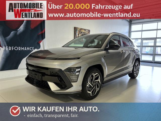 Hyundai KONA - N Line 1.0 T-GDI 2WD 88 kW (120 PS) Lenkradheizung, Sitzheizung, 2-Zonen-Klimaautomatik, 360&deg; &Uuml;bersichtskamera, Geschwindigkeitslimitassitent, Navigationssystem, DAB, Apple CarPlay, Android Auto, 18 Zoll Leichtmetallfelgen, uvm.