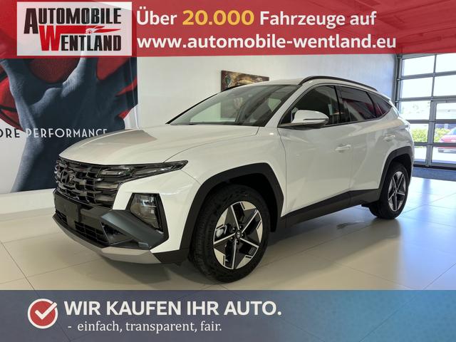 Hyundai TUCSON - GO+ 1.6 T-GDI Hybrid 2WD AT 158 kW / 215 PS 2-Zonen-Klimaautomatik, Android Auto, Apple CarPlay, Voll-LED Scheinwerfer, Keyless Go, Navigationssystem, Virtual Cockpit, 18 Zoll Leichtmetallfelgen, uvm.