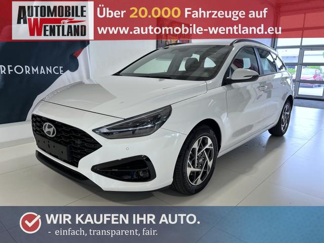Hyundai i30 - GO 1.0 T-GDi 73 kW (100 PS) Klimaanlage, Sitzheizung, Lenkradheizung, Navigationssystem, DAB, Apple CarPlay, Android Auto, Bluetooth, Freisprecheinrichtung, USB-Anschluss, Digitales Cockpit, LED-Abblendlicht, Dachreling, 16 Zoll Leichtmetallfelgen, uvm.