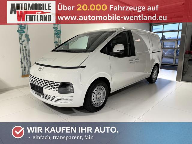 Hyundai Staria - Kastenwagen 1.6 T-GDi HEV 165 kW (224 PS) Sitz-Paket, Lenkradheizung, Sitzheizung, Klimaautomatik, DAB, Navigationssystem, Android Auto, Apple CarPlay, Einparkhilfe vorne und hinten, R&uuml;ckfahrkamera, 17 Zoll Stahlfelgen, Reserverad, uvm.