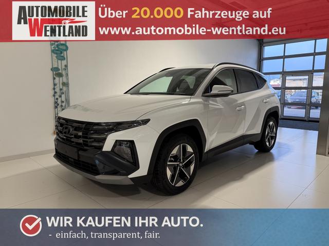 Hyundai TUCSON - GO 1.6 T-GDI Hybrid 2WD AT 176 kW (239 PS) 2-Zonen-Klimaautomatik, Sitzheizung, Lenkradheizung, Navigationssystem, DAB, Android Auto, Apple CarPlay, R&uuml;ckfahrkamera, Einparkhilfe vorne und hinten, 18 Zoll Leichtmetallfelgen, uvm.