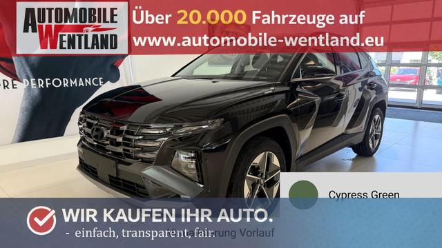 Hyundai TUCSON - GO+ 1.6 T-GDI 48V 2WD 117 kW (160 PS) 2-Zonen-Klimaautomatik, Android Auto, Apple CarPlay, Voll-LED Scheinwerfer, Keyless Go, Navigationssystem, Virtual Cockpit, 18 Zoll Leichtmetallfelgen, uvm.