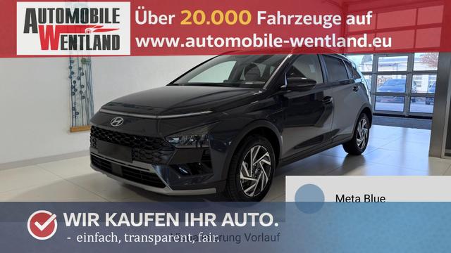 Hyundai BAYON - GO+ 1.0 T-GDI DCT 74 kW (101 PS) Toter-Winkel-Assistent, Induktive Ladestation, Comfort-Paket, Lenkradheizung, Sitzheizung, DAB, Android Auto, Apple CarPlay, Navigationssystem, LED-Scheinwerfer, Einparkhilfe, R&uuml;ckfahrkamera, uvm.