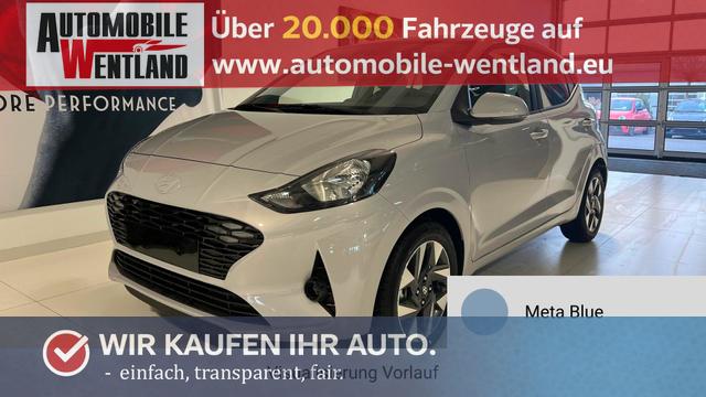 Hyundai i10 - GO+ 1.2 MT 58 kW (79 PS) Klimaautomatik, Navigationssystem, Apple CarPlay & Android Auto, Sitzheizung, Lenkradheizung, Einparkhilfe hinten, R&uuml;ckfahrkamera, Privacy Glass, 15" Leichtmetallfelgen, uvm.