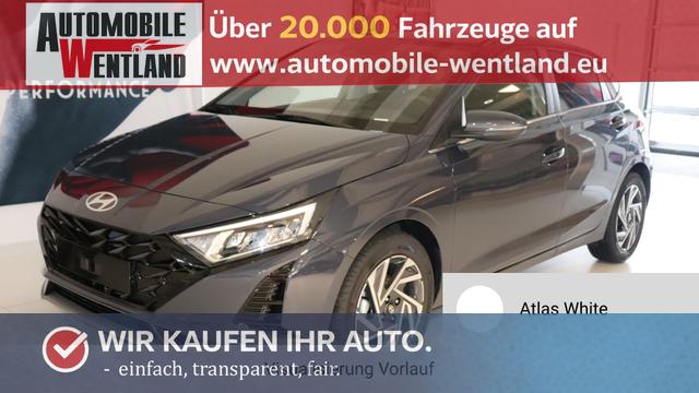 Hyundai i20 - GO+ 1.2 MPI 58 kW (79 PS) Navigationssystem, Klimaautomatik, R&uuml;ckfahrkamera, DAB, Apple CarPlay, Android Auto, Sitzheizung, Lenkradheizung, Spurassistent, Tempolimit-Assistent, 16"-Leichtmetallfelgen, Virtual Cockpit, uvm.
