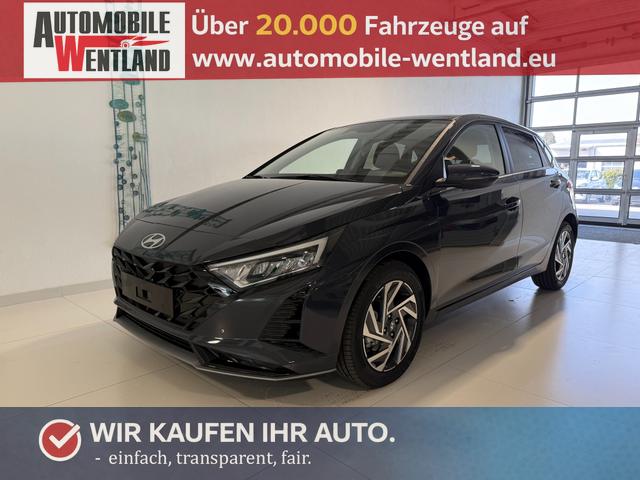 Hyundai i20 - GO+ 1.0 T-GDI DCT 73 kW (100 PS) Lenkradheizung, Sitzheizung, Klimaautomatik, DAB, Android Auto, Apple CarPlay, Navigationssystem, Digitales Cockpit, Einparkhilfe hinten, R&uuml;ckfahrkamera, LED-Scheinwerfer, 16 Zoll Leichtmetallfelgen, uvm.