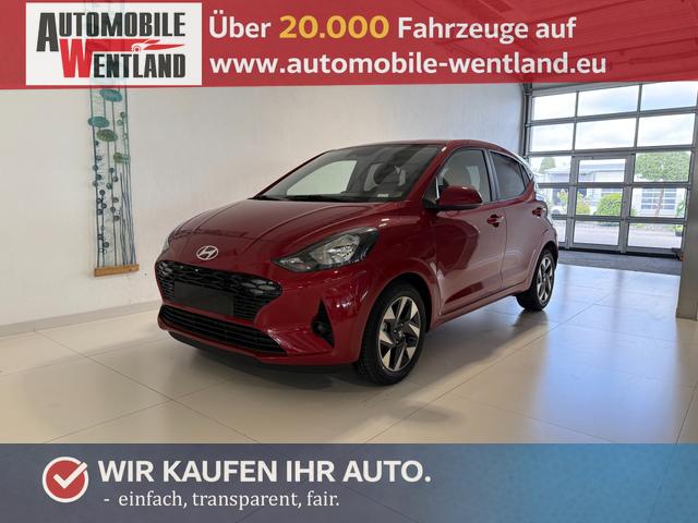 Hyundai i10 - GO+ 1.2 MT 58 kW (79 PS) Klimaautomatik, Navigationssystem, Apple CarPlay & Android Auto, Sitzheizung, Lenkradheizung, Einparkhilfe hinten, R&uuml;ckfahrkamera, Privacy Glass, 15" Leichtmetallfelgen, uvm.