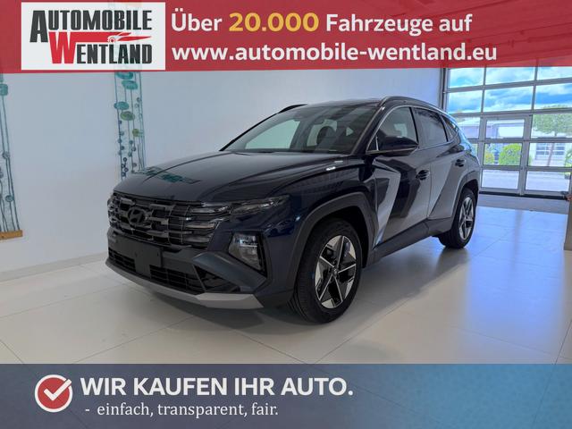 Hyundai TUCSON - GO+ 1.6 T-GDI 2WD DCT 110 kW (150 PS) 2-Zonen-Klimaautomatik, Sitzheizung, Lenkradheizung, Navigationssystem, DAB, Android Auto, Apple CarPlay, R&uuml;ckfahrkamera, Einparkhilfe vorne und hinten, 18 Zoll Leichtmetallfelgen, uvm.