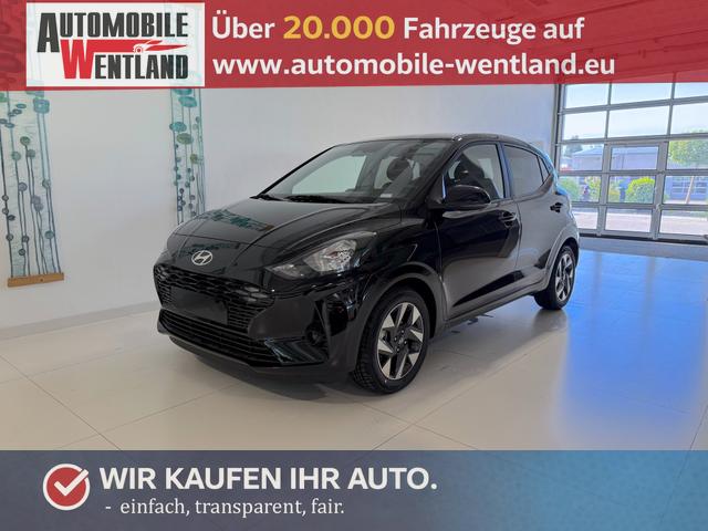 Hyundai i10 - GO+ 1.2 MT 58 kW (79 PS) Klimaautomatik, Navigationssystem, Apple CarPlay & Android Auto, Sitzheizung, Lenkradheizung, Einparkhilfe hinten, R&uuml;ckfahrkamera, Privacy Glass, 15" Leichtmetallfelgen, uvm.