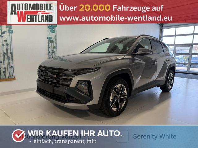 Hyundai TUCSON - GO 1.6 T-GDI 4WD DCT 132 kW (179 PS) 2-Zonen-Klimaautomatik, Sitzheizung, Lenkradheizung, Navigationssystem, DAB, Android Auto, Apple CarPlay, R&uuml;ckfahrkamera, Einparkhilfe vorne und hinten, 18 Zoll Leichtmetallfelgen, uvm.
