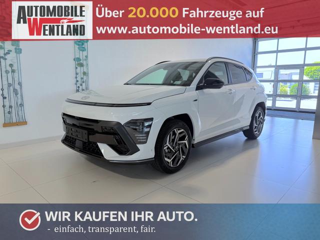 Hyundai KONA - N Line 1.0 T-GDI 2WD 88 kW (120 PS) Lenkradheizung, Sitzheizung, 2-Zonen-Klimaautomatik, 360&deg; &Uuml;bersichtskamera, Geschwindigkeitslimitassitent, Navigationssystem, DAB, Apple CarPlay, Android Auto, 18 Zoll Leichtmetallfelgen, uvm.
