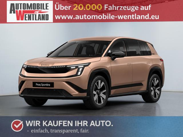 Skoda Peaq - Sportline 286PS/210kW 91kWh 633km WLTP +20"Okapi +DCC +MatrixLED +360&deg;AreaView +ACC +TravelAssist3.0 +SideAssist +KESSYAdvanced +Elektr.Sitze+Memory +Sportsitze +Sitzhzg.v+h +Lenkradhzg +W&auml;rmepumpe +Elektr.Heckklappe +13,6"Touch +Navi
