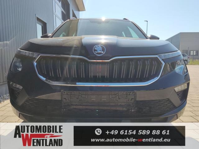 Skoda / Kamiq / Schwarz / / / , Bild dient zur Illustration und zeigt aufpreispflichtige Sonderausstattung. "Die Herstellergarantie beginnt bei EU-Fahrzeugen bereits bei Auslieferung vom ausl&auml;ndischen Lieferanten und kann um mehr als 14 Tage verk&uuml;rzt sein.