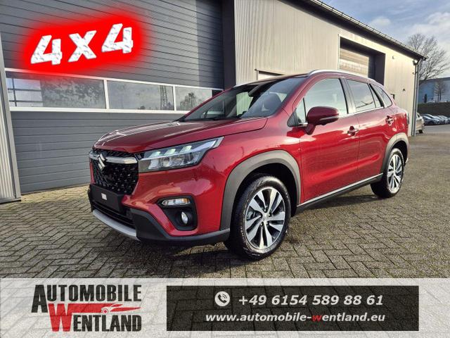 Suzuki S-Cross Comfort+ 110PS Automatik MHEV 4x4 ALLGRIP 1.4 Boosterjet Teilleder Navi Klimaautomatik Sitzheizung ACC PDC v+h 4x Kamera Suzuki-Radio Apple CarPlay Android Auto Touchscreen 2xKeyless 17-LM 