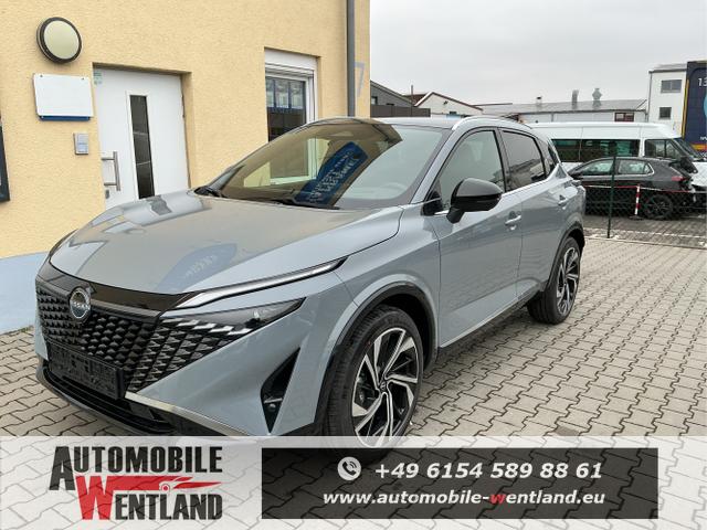 Nissan / Qashqai / Grau / Tekna+ / Ceramic Grey / , Bild dient zur Illustration und zeigt aufpreispflichtige Sonderausstattung. "Die Herstellergarantie beginnt bei EU-Fahrzeugen bereits bei Auslieferung vom ausl&auml;ndischen Lieferanten und kann um mehr als 14 Tage verk&uuml;rzt sein.