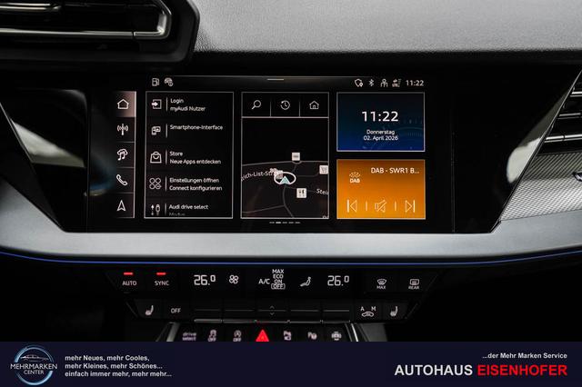 Audi A3 Sportback 40 TFSI S-tronic quattro S-Li -LAG. 