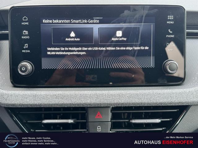 Skoda Scala 1,0 TSI DSG Selection 2Zonenklima 2x Einparkhilfe Kamera LED el.Heckklappe beheitzte Frontscheibe 5J Garantie 