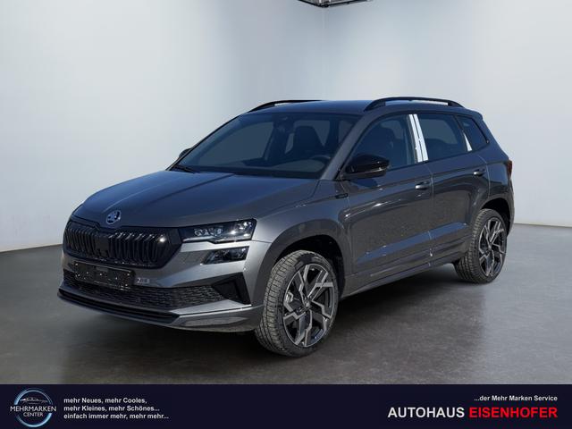 Skoda Karoq - Sportline 1,5 TSI DSG 2ZKlimaautomatik Canton Anh&auml;ngerkupplung Totewinkel Assistent 2 x Einparkhilfe Kamera 19 Zoll Felgen adaptiver Tempomat 5J Garantie